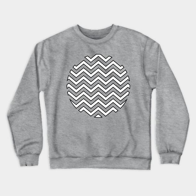 Sphere White Crewneck Sweatshirt by Xevser